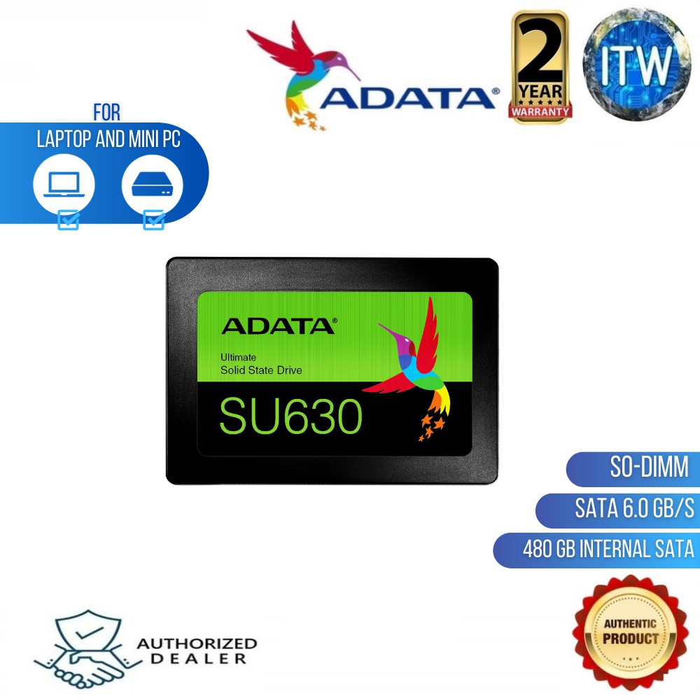 ADATA SU630 2.5&quot; SATA 6Gb/s Internal SSD (240GB/480GB/3.8 4TB)