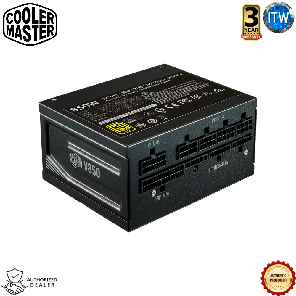 Cooler Master V850 SFX Gold - 850W Full Modular 80 Plus Gold Power Supply Unit (MPY-8501-SFHAGV)