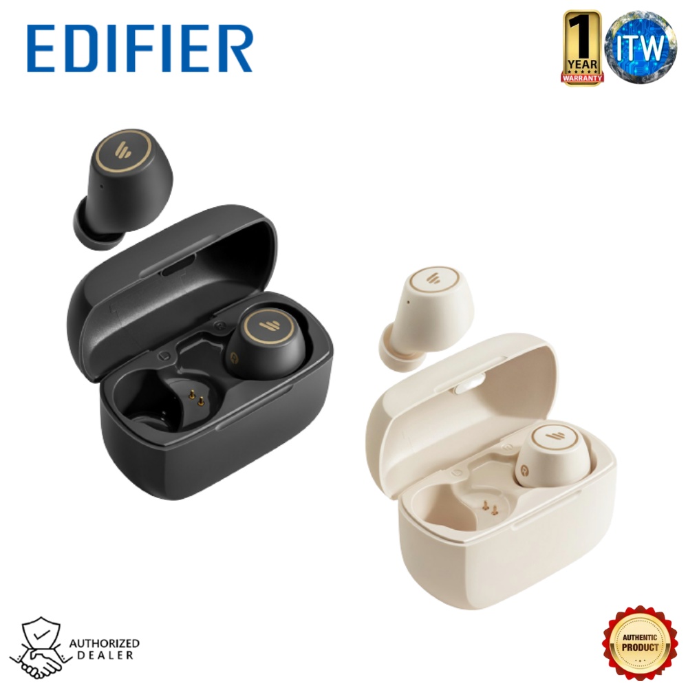 Edifier TWS1 Pro - True Wireless Stereo Earbuds ( in Dark Grey and Ivory )