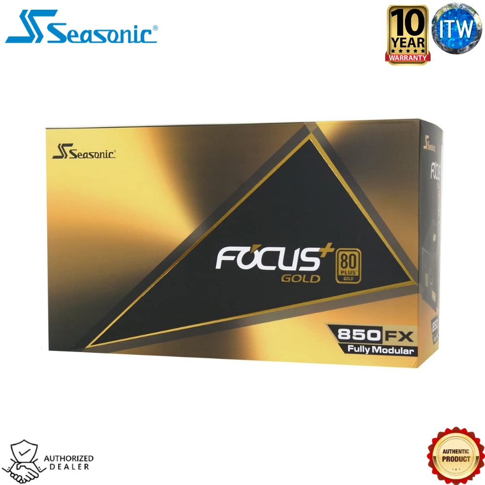 Seasonic GX-850 Black 850W 80+ Gold Fully Modular PSU (SSR-850FX)