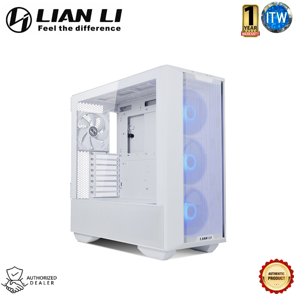 Lian Li Lancool III RGB - Aluminum and Tempered Glass ATX Mid Tower Computer Case (Black / White)