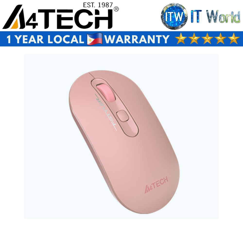 A4tech FG20 - 2.4G Wireless Mouse (Pink)