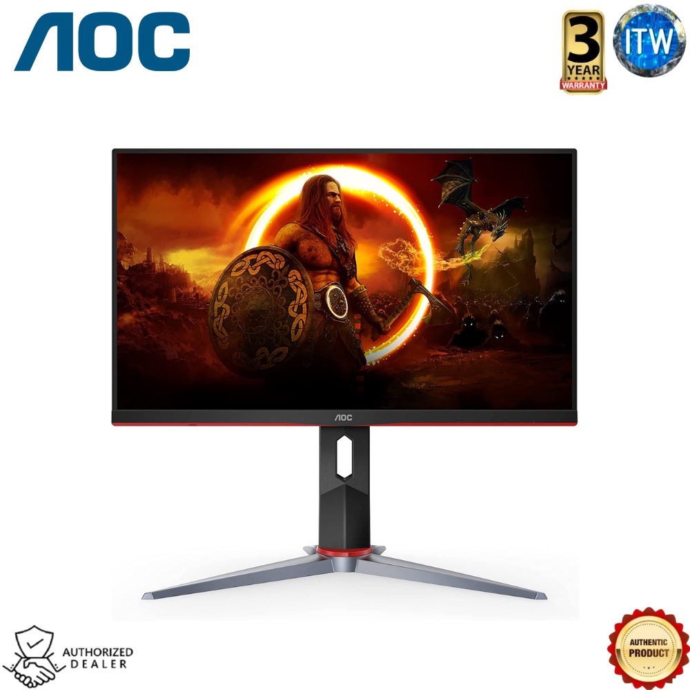 AOC 24G2SP/71 - 23.8&quot;, Full HD 1920 x 1080, Frameless Gaming Monitor