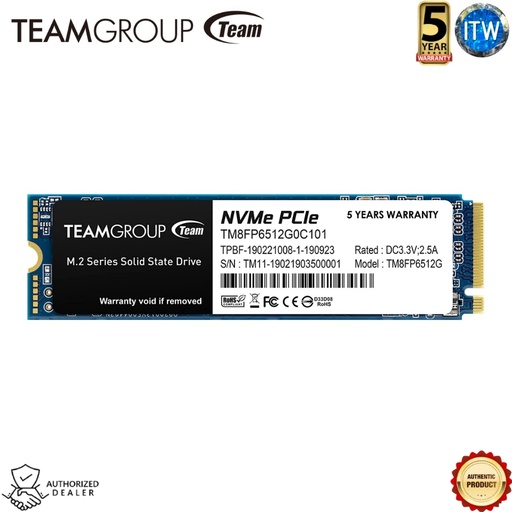 [MP33 512GB] TEAMGROUP MP33 512GB SLC Cache 3D NAND NVMe 1.3 PCIe Gen3x4 M.2 2280 Internal SSD (TM8FP6512G0C101) (2)