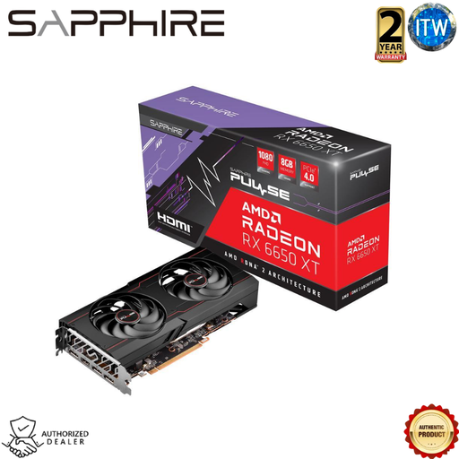 [SPR-11319-03-20G] Sapphire Pulse Radeon RX 6650XT 8GB GDDR6 PCI Express 4.0 ATX Graphic Card (SPR-11319-03-20G)