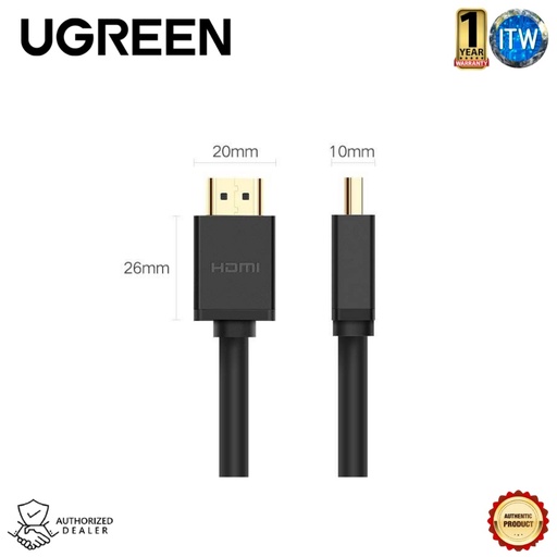 [HD104 -10107] Ugreen HDMI Cable 2Meters (HD104 10107)