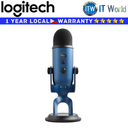 Logitech Blue Microphone for PC Yeti Premium USB Microphone (Silver | Midnight Blue) (Midnight Blue)