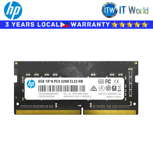 [S1 8GB] HP DDR4 RAM S1 8GB 3200Mhz SO-DIMM Memory (8GB)