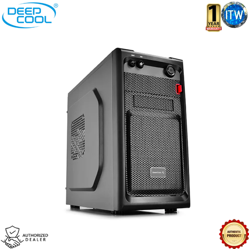 [DP-MATX-SMTR] Deepcool Smarter Micro-ATX PC Case Black - Supports MICRO ATX/MINI-ITX Motherboards (DP-MATX-SMTR)