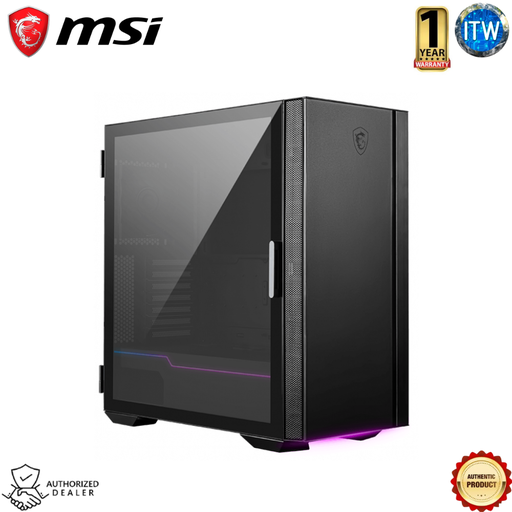 [MSI MPG QUIETUDE 100S] Msi Mpg Quietude 100S - Support ATX / Micro-ATX / Mini-ITX, Mid-Tower PC Case
