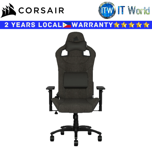 [CS-CF-9010029-WW] Corsair Gaming Chair T3 Rush Fabric (Charcoal) (Charcoal)