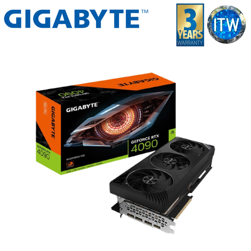 [GV-N4090WF3-24GD] GIGABYTE WINDFORCE GeForce RTX 4090 24GB GDDR6X PCI Express 4.0 ATX Video Card GV-N4090WF3-24GD
