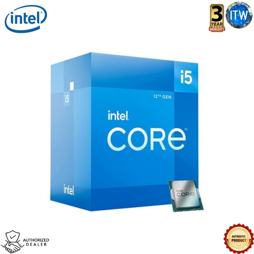 [i5-12400] Intel Core i5-12400 - 12th Gen Alder Lake, 18M Cache, up to 4.40 GHz Processor
