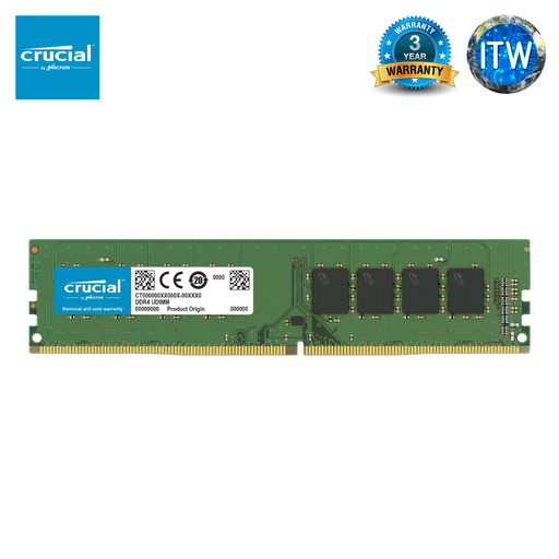 [CT16G4DFRA32A] Crucial 16GB (1x16GB)  DDR4 3200MHz UDIMM CL22 Desktop Memory - CT16G4DFRA32A