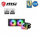 MSI MAG CoreLiquid C240 AIO ARGB CPU Liquid Cooler 240mm Radiator LGA 1700 Dual 120mm ARGB PWM Fans