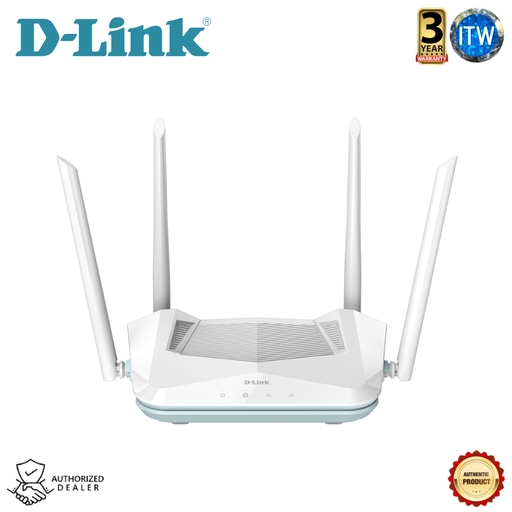 [R15/ESG] D-Link R15 EAGLE PRO AI AX1500 Wi-Fi 6 Smart Router (R15/ESG)
