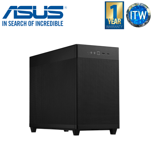 [AP201 Black MESH] Asus Prime AP201 - Stylish 33-liter MicroATX PC Case (Black)