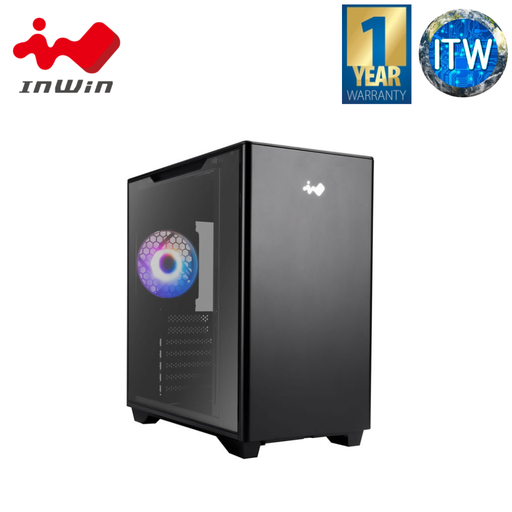 [A5] Inwin A5 Tempered Glass, Mid Tower PC Case (Black)