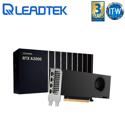 [A2000] Leadtek RTX A2000 - 12GB GDDR6 Memory with ECC Graphic Card