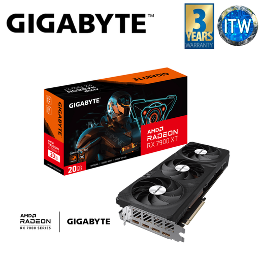 [GV-R79XTGAMING-OC-20GD] Gigabyte Radeon RX 7900 XT Gaming OC 20GB GDDR6 Graphic Card