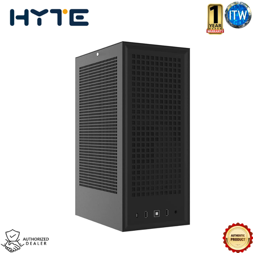 [CS-HYTE-REVOLT3-B] HYTE Revolt 3 Small Form Factor Premium ITX Computer Gaming Case Only, Black / White (Black)
