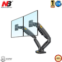 North Bayou NB F160 - Dual Monitor Desk Mount Stand Full Motion Swivel Computer Monitor Arm