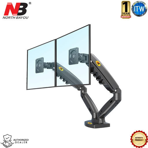 [F160] North Bayou NB F160 - Dual Monitor Desk Mount Stand Full Motion Swivel Computer Monitor Arm