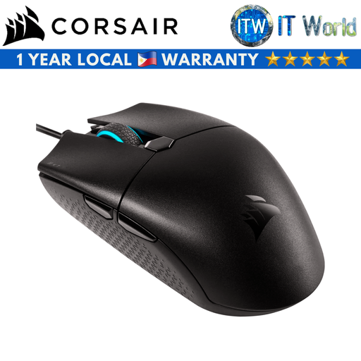 [CS-CH-930C011-AP] Corsair Katar Pro Black Ultra-Light FPS/MOBA Wired Gaming Mouse (CS-CH-930C011-AP) (Black)