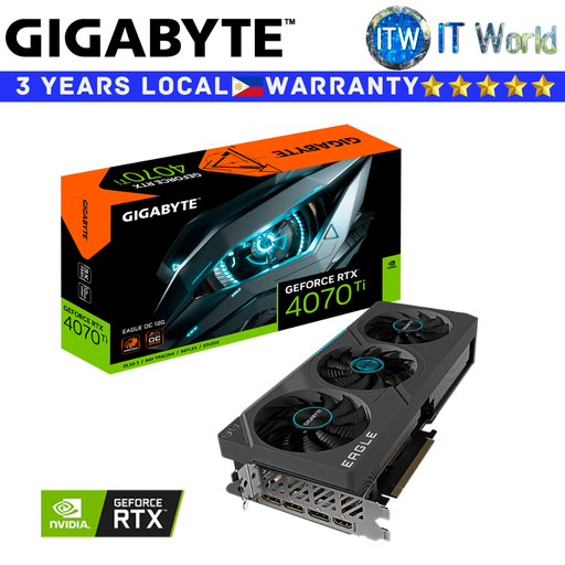 [GV-N407TEAGLE OC-12GD] Gigabyte RTX 4070 Ti Eagle OC 12GB GDDR6X Geforce Graphic Card (GV-N407TEAGLE OC-12GD)