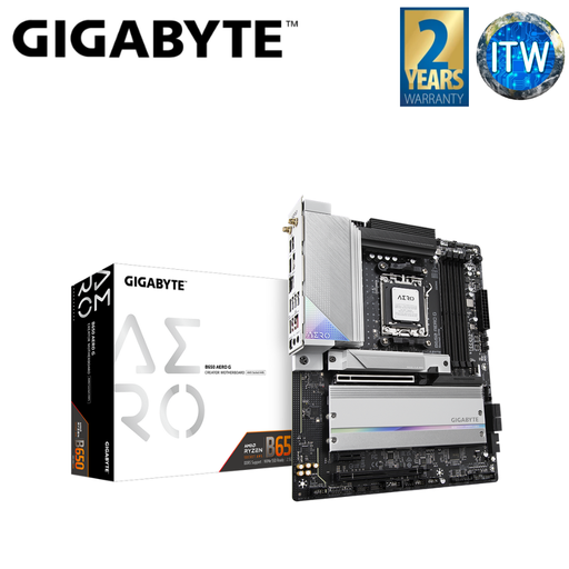 [GA-B650-AERO-G] Gigabyte B650 Aero G ATX AM5 DDR5 Motherboard