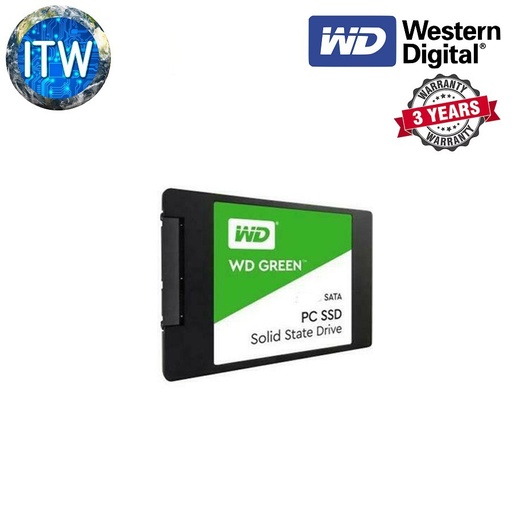 [WD GREEN 2TB 2.5&quot;/7mm (WDS200T2G0A)] Western Digital WD Green 2TB  Internal PC SSD - SATA III 6 Gb/s, N/A, 2.5&quot;/7mm - WDS200T2G0A