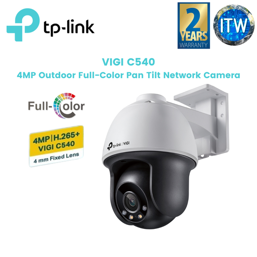 [VIGI C540] TP-Link VIGI C540 Outdoor Full-Color Pan Tilt Network Camera