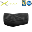 Delux GM902 Ergonomic Wireless Keyboard