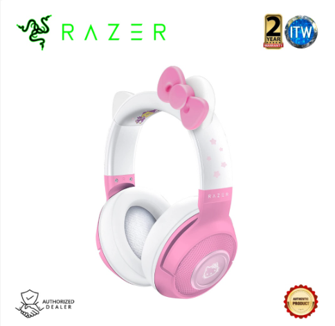 [RZ04-03520300-R3M1] Razer Kraken BT - Wireless Bluetooth Headset with Razer Chroma RGB: Hello Kitty and Friends Edition