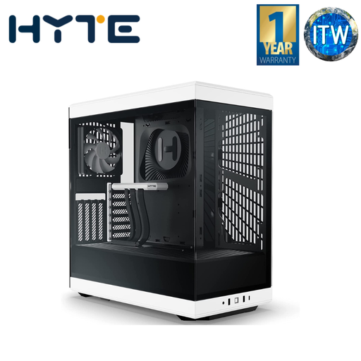 [CS-HYTE-Y40-BW] HYTE Y40 Mainstream Vertical GPU Case ATX Mid Tower Gaming Case (White)