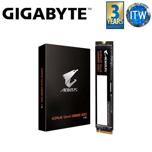 [GP-AG450E1TB-G] ITW | Gigabyte Aorus Gen 4 PCIe 4.0 M.2 2280 NVMe Internal SSD (1TB (GP-AG450E1TB-G))