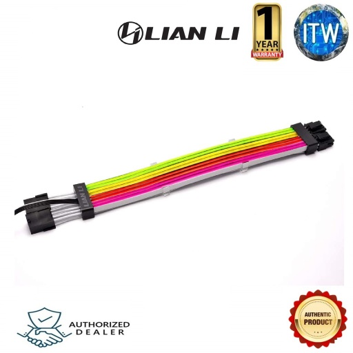 [Strimer-8-v2] LIAN LI Strimer Plus 8-Pin Addressable RGB LED Extension Cable (Strimer Plus, White)