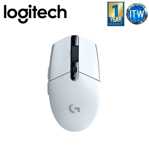[LOGITECH G304 (white)] Logitech G304 Lightspeed Wireless Gaming Mouse (Black and White) (White)