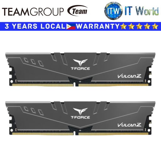 [TLZGD432G3200HC16FDC01] Teamgroup DDR4 RAM 32GB (16GBx2) T-Force Vulcan Z 3200Mhz Unbuffered (TLZGD432G3200HC16FDC01)