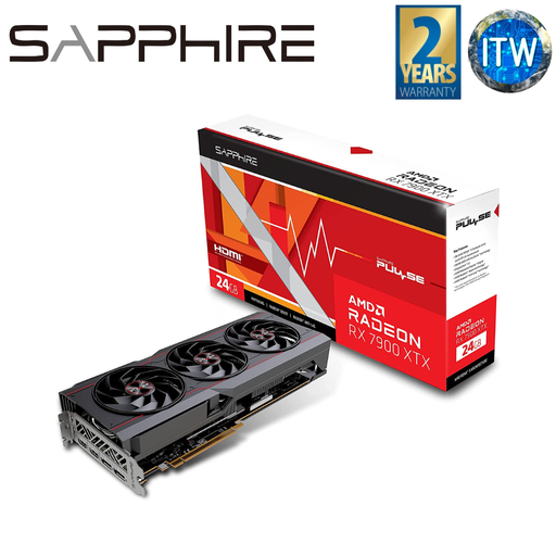 [SPR-11322-02-20G] ITW | Sapphire Pulse AMD Radeon RX 7900 XTX Gaming OC GDDR6 Graphic Card