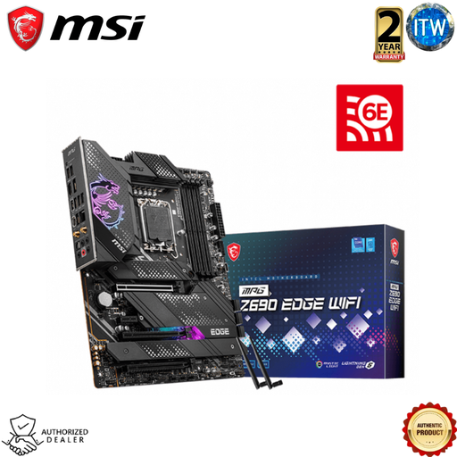 [MPG Z690 EDGE WIFI DDR5] Msi Mpg Z690 Edge WiFi DDR5 - Intel® Z690 Chipset Motherboard