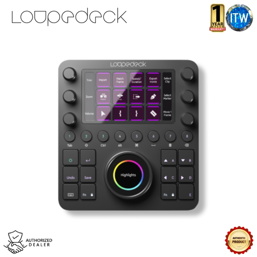 [Loupedeck CT] Loupedeck Creative Tool - The Custom Editing Console for Photo, Video, Music and Design