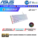 ASUS Gaming Mechanical Wired Keyboard ROG Falchion Ace White NX Blue Switch Ergonomic Design