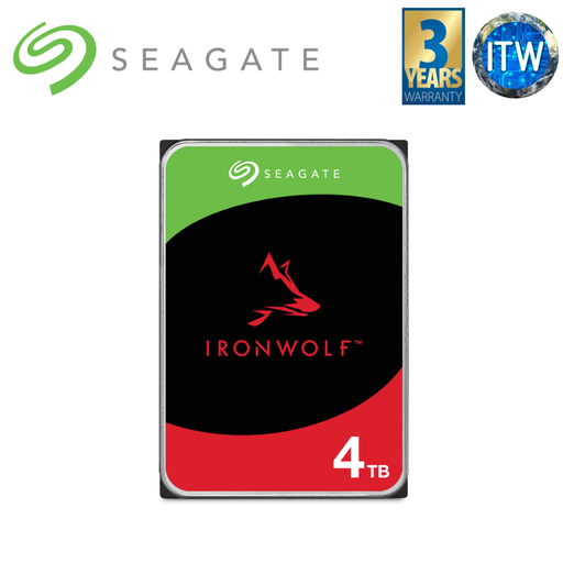 [ST4000VN006] ITW | Seagate IronWolf NAS SATA 6Gb/s 3.5 Internal HDD (4TB/6TB/8TB/10TB) (4TB)