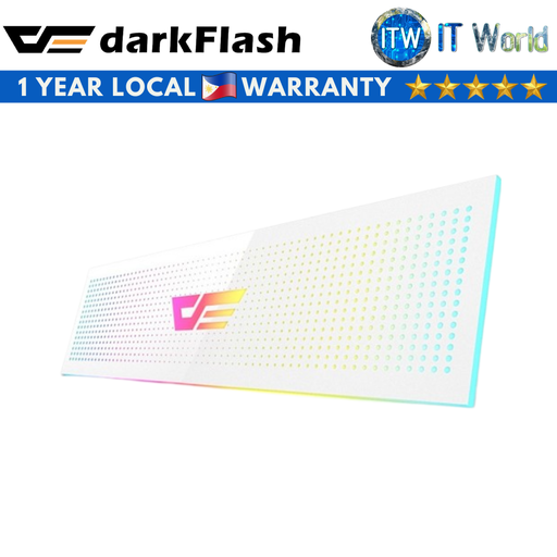 [darkfFash LP30 White] Darkflash LP30 White ARGB PSU Cover LED Panel (White)