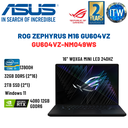 ASUS ROG Zephyrus M16 GU604VZ Intel Core i9 13900H | 12GB RTX4080 | 16"WQXGA Mini LED 240Hz | 32GB DDR4 (2*16) Memory | 2TB SSD Gaming Laptop ITWorld (GU604VZ-NM049WS)