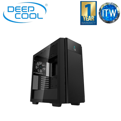 [R-CH510-BKNSE1-G-1] ITW | DeepCool CH510 Black Mesh Digital Mid-Tower ATX Tempered Glass PC Case (R-CH510-BKNSE1-G-1)