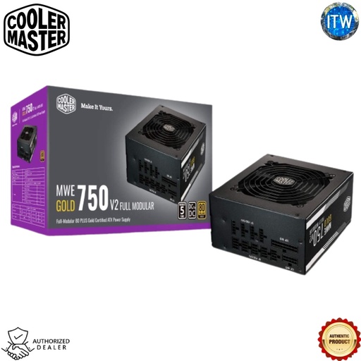[MPE-7501-AFAAG-U2] Cooler Master MWE GOLD 750 750W 80+ Gold - V2 Full Modular Power Supply Unit