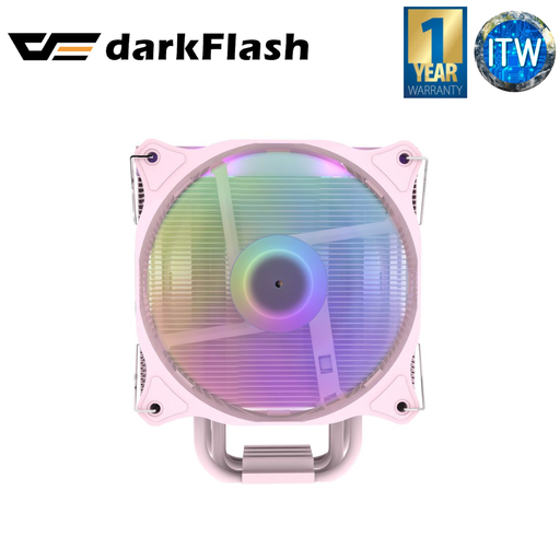 [DARKAIR PLUS PINK] Darkflash DARKAIR Plus (LT) Pink Dual-Fan Side Flow CPU Cooler