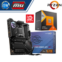 ITW | AMD Ryzen 7 7800X3D Desktop Processor with MSI MPG X670E Carbon WiFi Motherboard Bundle